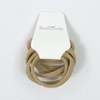 Comfortable Daily Hair Ties 6-Piece Soft Camel High Elasticity Seamless / 편안한 착용감 데일리 머리끈 6PC 연카멜 고탄력 무봉제