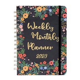 Goal Planner A5 Exquisite Design Premium Paper Spiral Notebook Schedule Book for Work Study