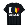 I Love Chad - Heart Flag Chad T-Shirt