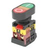 uxcell ON-OFF START STOP Push Button w Light Indicator Momentary