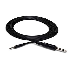 Hosa CMP-105, Mono Interconnect, 1/4 in TS to 3.5 mm TRS, 5 ft