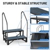 RV Steps Spa Steps with Handrail - 2 Step Hot