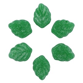 Smarty Stop Green Jelly Spearmint Leaves Slices Candy (2 LB)