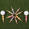 15 Pcs Unny Golf Tees Lady Girl Golf Tees, 76
