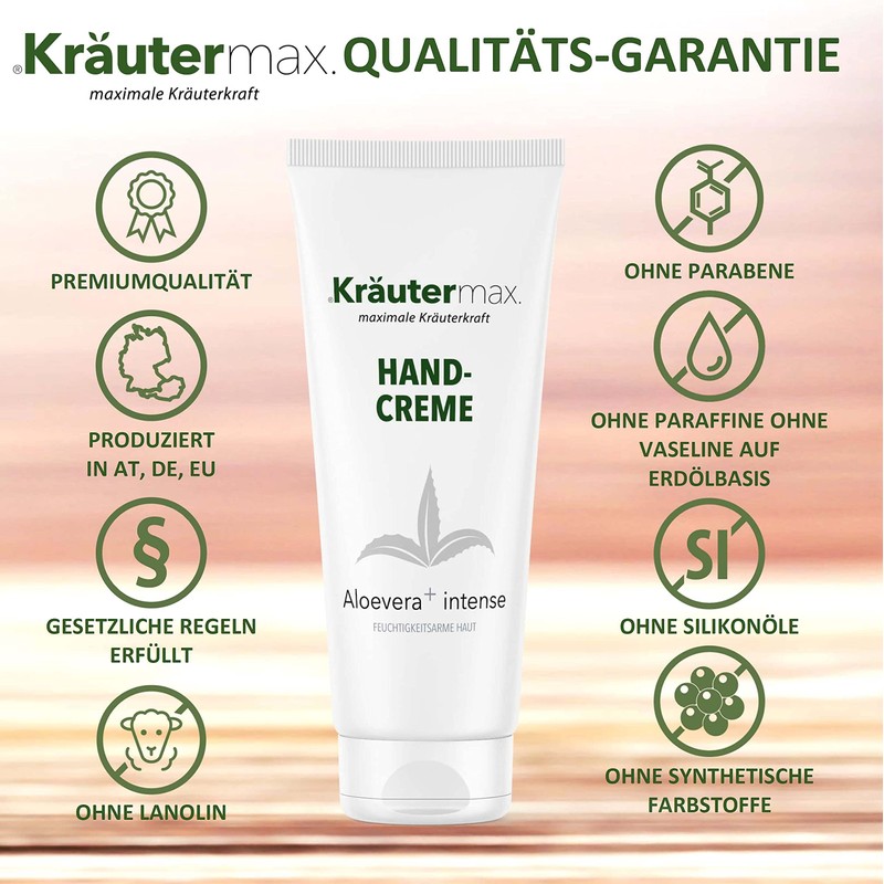 Aloe Vera Hand Cream Natural Cosmetics Hand and Nail Cream