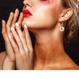 LBSBO - Pendientes de caniche de 1922, regalo de hermandad, Metal