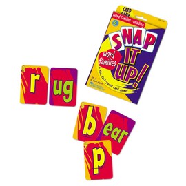 Learning Resources Snap It Up! Phonics & Reading Card Game, Homeschool, Reading Game, 90 Cards Included, Ages 6+