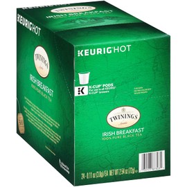 Twinings of London Irish Breakfast Tea K-Cups for Keurig, 24 Count (Pack of 4)