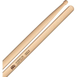 Meinl Stick & Brush Drumsticks, Hybrid 9A — North American Maple with Acorn/Barrel Shape Wood Tip — Made in Germany (SB137)