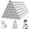 Olicky 28 Pcs Cake Dowels, White Plastic Cake Support Rods,