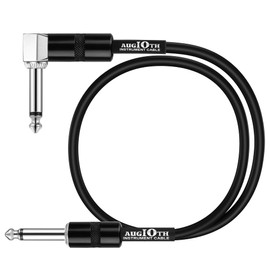 Augioth 18 Inch Guitar Patch Cable 45 CM Performance Guitar Effect Pedal Cables Straight to Angled