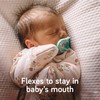 Nanobebe Baby Pacifiers 0-3 Month - Orthodontic, Curves Comfortably with
