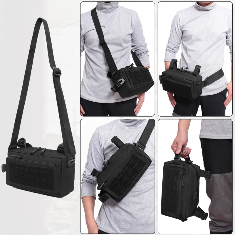 Azarxis Molle Pouch, EDC Pouch, Molle Bag, Utility Pouch, Molle