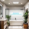 JULLISON 80CFM Bathroom Exhaust Fan with Grille: 20W Ceiling Mount