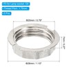 PATIKIL G9 Light Socket Rings, 5 Pack Shade Holder Adapter