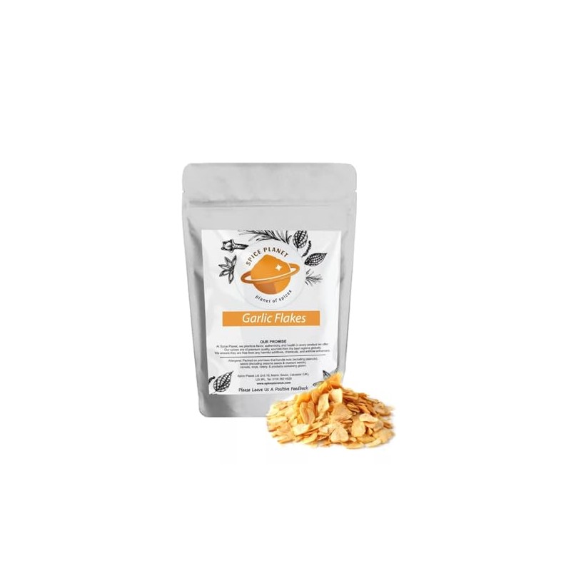 Garlic Flakes Chopped Dried Premium Quality by Spice Planet® 25g-1.9kg