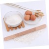 CIYODO Ridged Rolling Pin for Baking Wooden Pasta Rolling Stick