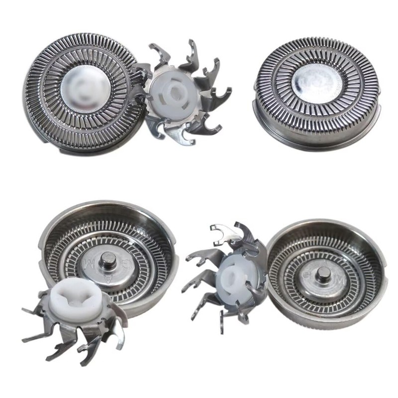 4Pack Shaver Head Replacement Blade For Skul Shaver Pitbull Gold