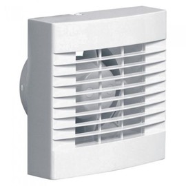 Airvent 459294A 4" 100mm White Bathroom Fan with Humidistat - Made at Vent Axia