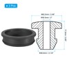 PATIKIL 56.6mm / 2-1/4 Inch Drill Hole,2 Inch ID Rubber