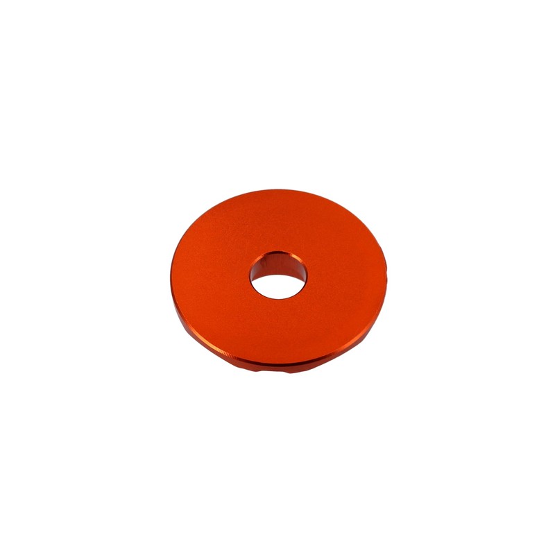 CNC Washer Set 32 mm for Shock Absorber/Suspension Strut, Orange