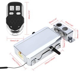 Electronic Deadbolt Anti-Theft Smart Hidden Door Lock with Remote Control and Smartphone App Access