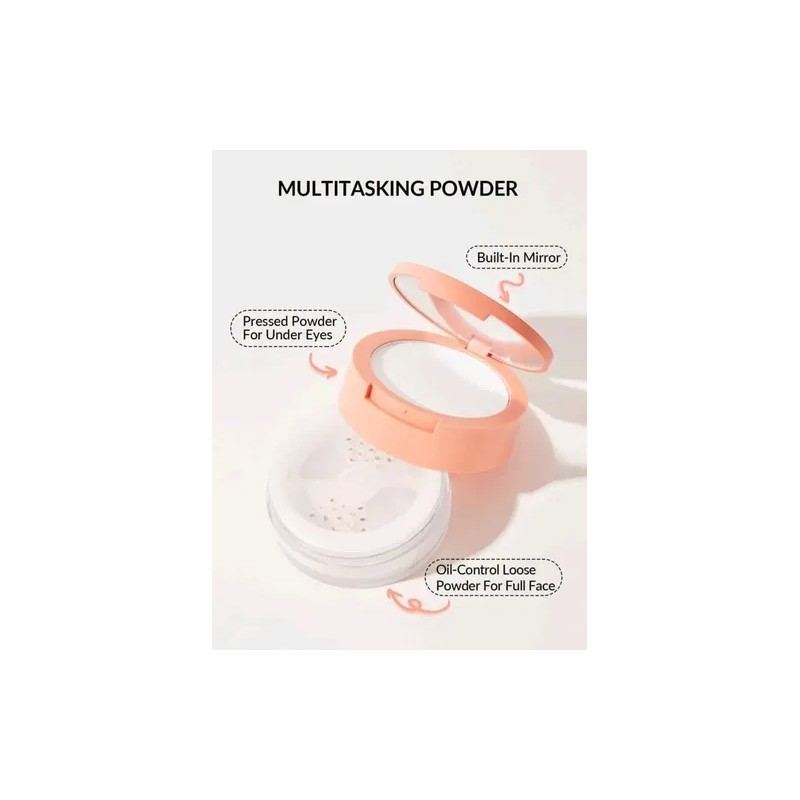 Sheglam Insta-ready Dúo Polvo Fijador Traslucido Translucent Color Cocoa Loco