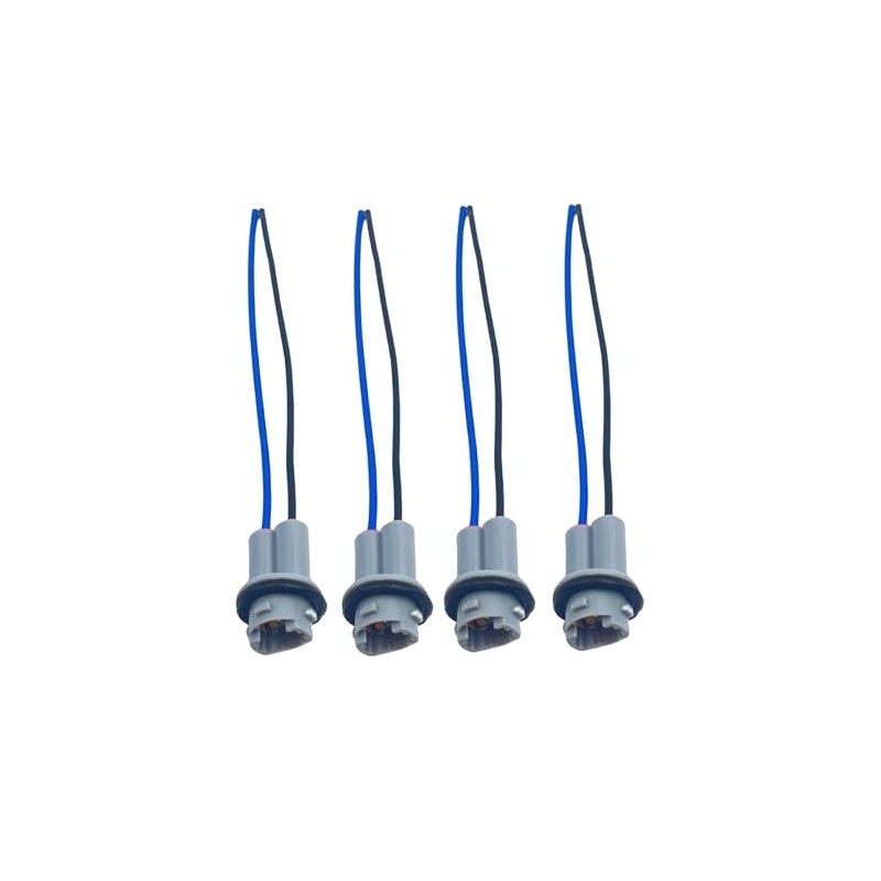4PCS T15 912 920 921 Car Bulb Socket Pre-Wire Pigtail