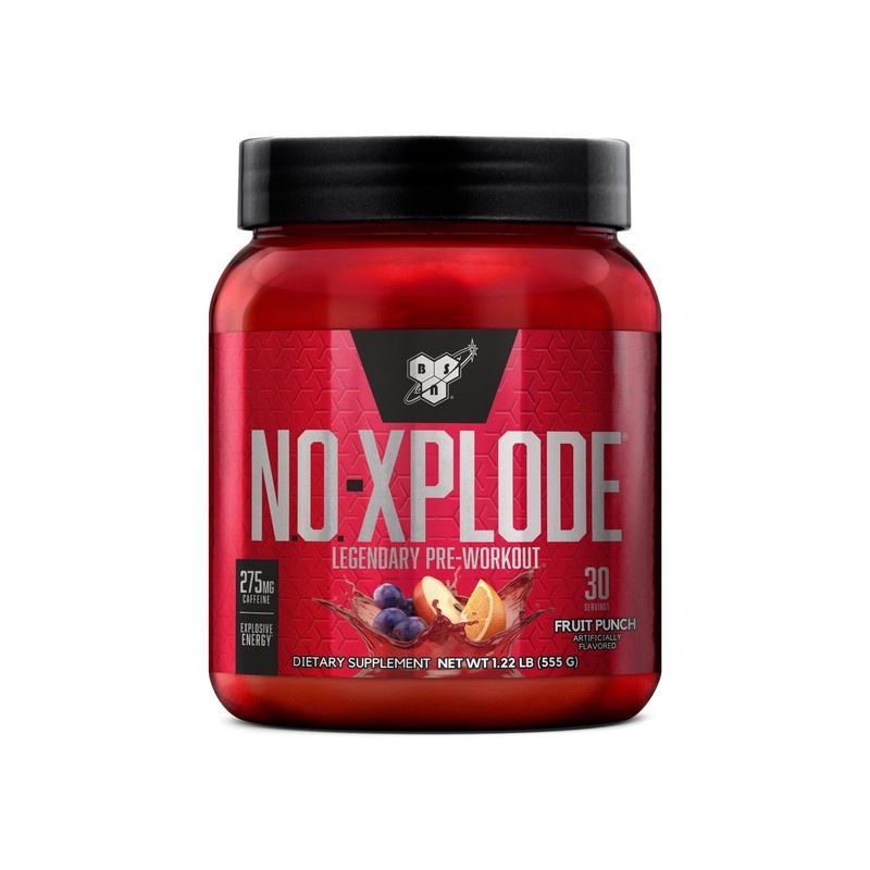 BSN N.O.-XPLODE, Fruit Punch, 1.22 lb (30 Servings)