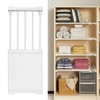 Tension Shelf Adjustable Closet Divider 24cm Width Storage Rack for