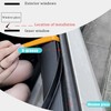 Pincuttee 4M/13.1FT Car Window Seal Strip,Car Window Weather Stripping Seal,Universal