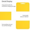 Jerliflyer Silicone Cutting Board,8.6 * 11.8in BPA Free Flexible Kitchen