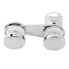 Vipxyc Glass Door Latch, Shower Room Bolt Ground Lock with