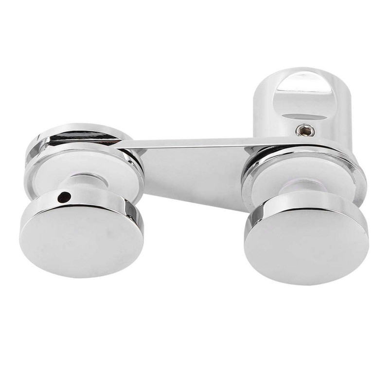 Vipxyc Glass Door Latch, Shower Room Bolt Ground Lock with