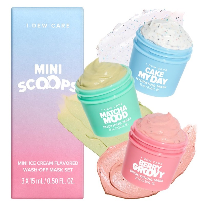 I DEW CARE Wash Off Face Mask Skincare Gift Set