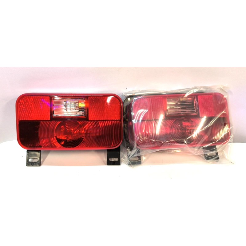 Bargman 30-92-109 Tail Light W/Backup, License Bracket & Black Base