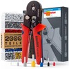 BAURIX® Hexagonal Crimping Pliers with 2000 Wire End Ferrules Set,
