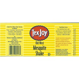 TexJoy Old West Mesquite Shake 14 Ounce 2 Pack