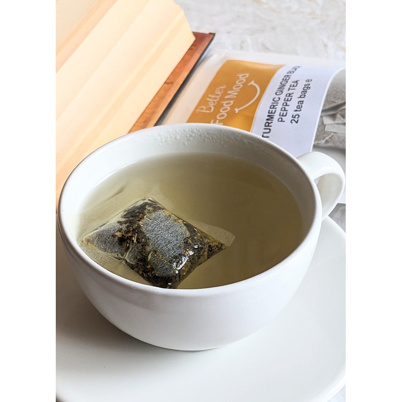 Better Food Mood Tulsi Turmeric Ginger Black Pepper Tea Bags