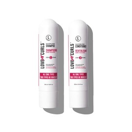 Love Ur Curls Champú Y Acondicionador Hidratantes Y Limpiadores Del Cuero Cabelludo Para Cabello Rizado, Ondulado O Afro, Veganos Y Sin Siliconas.
