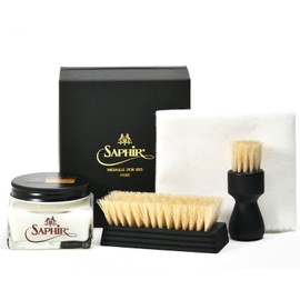 Safir Shoe Polishing Set, Creme 1925 Set, Trial Kit, Shoe Polishing, Father's Day, Valentine's Day, Employment Celebration, Neutral