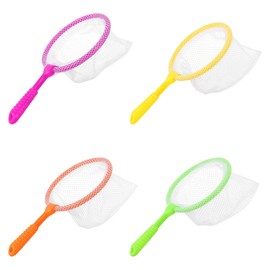 Debbery 4PCS Kids Fishing Net, Butterfly Net, Plastic Fishing Nets for Kids, Outdoor Early Education Tools, Suitable for Catching Insects and Butterflies, Compact Outdoor Play Equipment