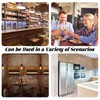 RISVOWO Pack of 2 Fridge Bottle Holder, Bottle Rack, Refrigerator,