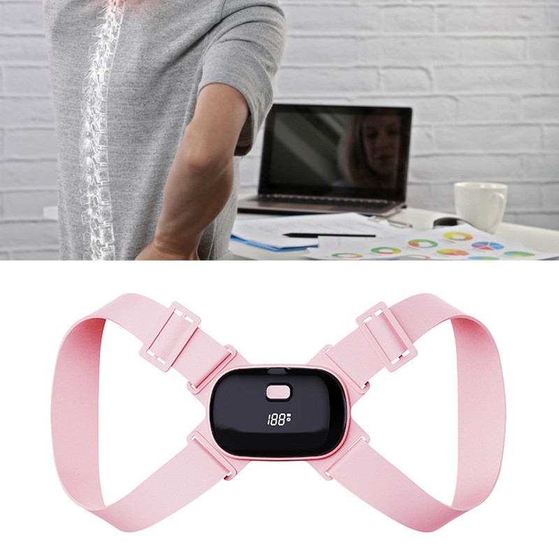Smart Back Brace Auto Sensing Vibration Alert Elastic High Strength
