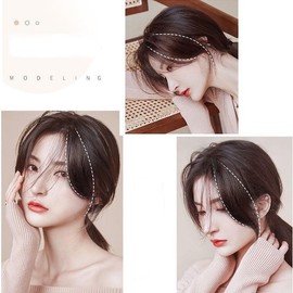 MMSZHL Flequillo de Cabello Natural con Clip para Mujer, Extensiones de Cabello Natural, Bang Postizos Para Mujeres con Adelgazamiento Del Cabello, Ideal para Todo Tipo de Rostros (Negro natural)