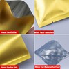 200 Pieces Mylar Bags for Sample Shampoo Toiletries Travel Packets