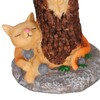 Cat Bird Bath Statue Durable Resin Bird Bath Bowl Exquisite