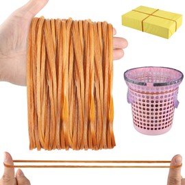 150 Pcs Large Rubber Bands Heavy Duty Big Rubberband ROOKEA 8 x 0.16 Inch Trash Can Elastic Band for File Folders School Office Home Supplies
