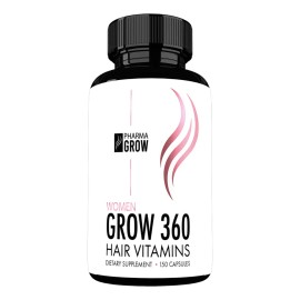 Pharma Grow Hair Vitamins Grow 360 Multivitamnico 150 Cpsulas - de, y,