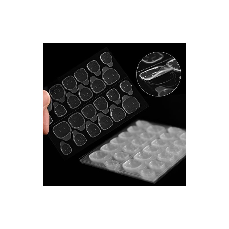 IMABC Double Side Glue Sticker for Press on Nails, 20pcs,